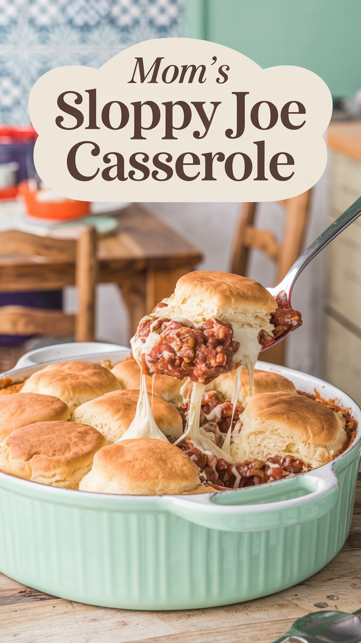 Mom’s Sloppy Joe Casserole